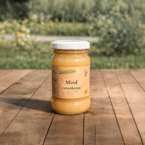 Miód rzepakowy z Zagrody 300 ml