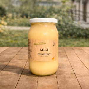 Miód rzepakowy z Zagrody 900 ml