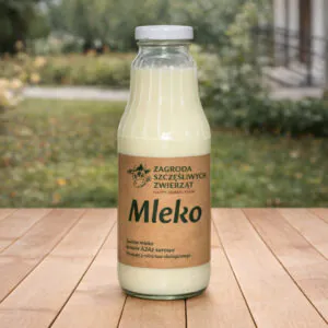 Mleko świeże prosto z Zagrody, niepasteryzowane 1 l