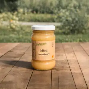 Miód rzepakowy z Zagrody 300 ml